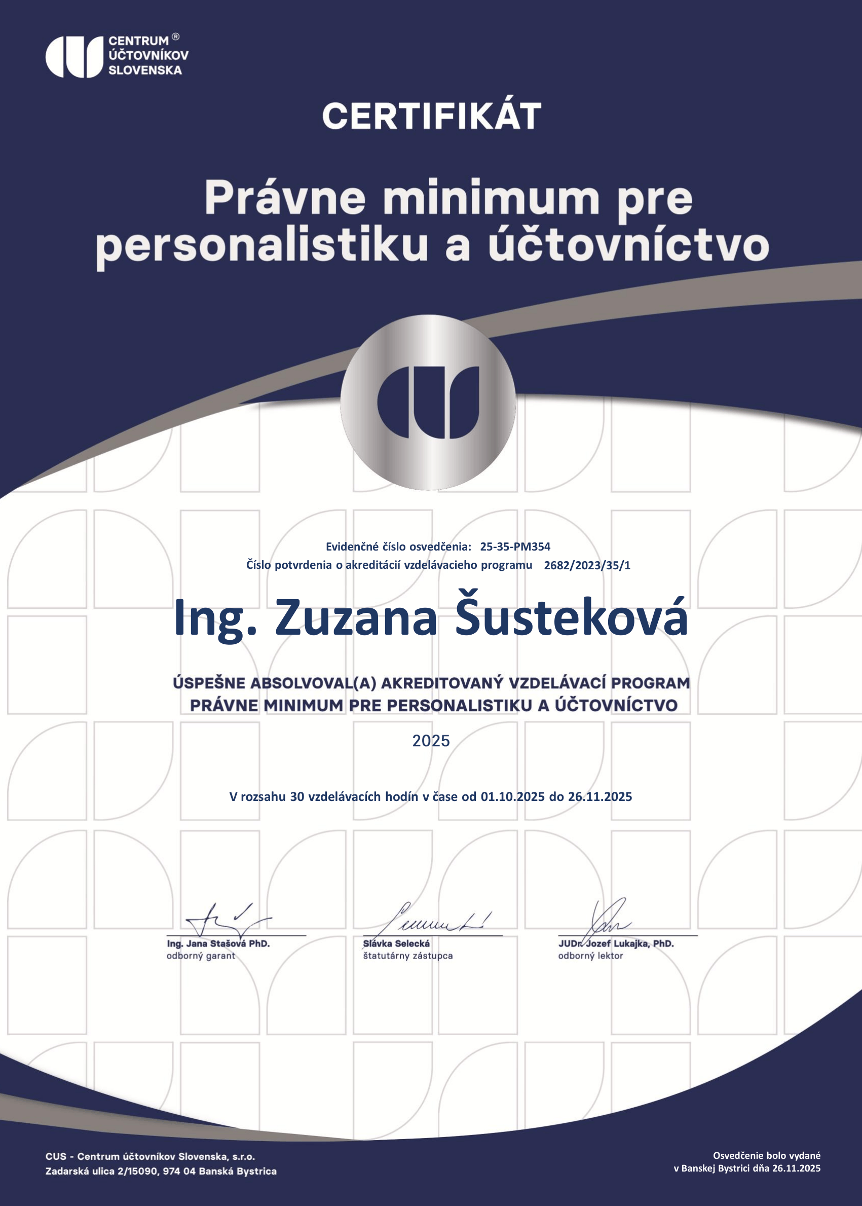 Certifikát 5